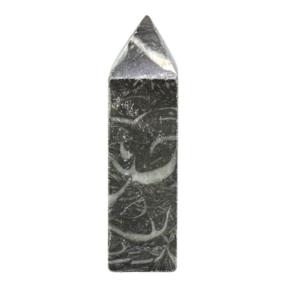 Shell Jasper Tower Black White Serenity Stability Protection 68g NWOT Cleansed - Picture 2 of 12